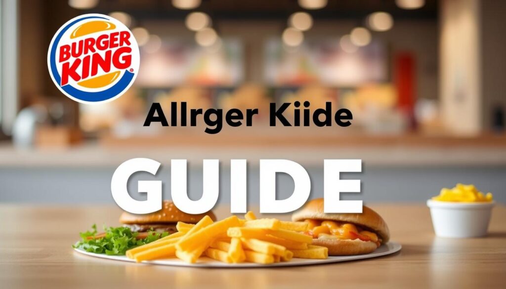 Burger King Allergen Guide Digital Resources
