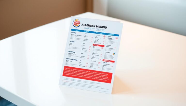 Burger King Allergen Menu