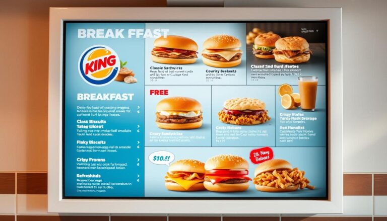 Burger King Breakfast Menu