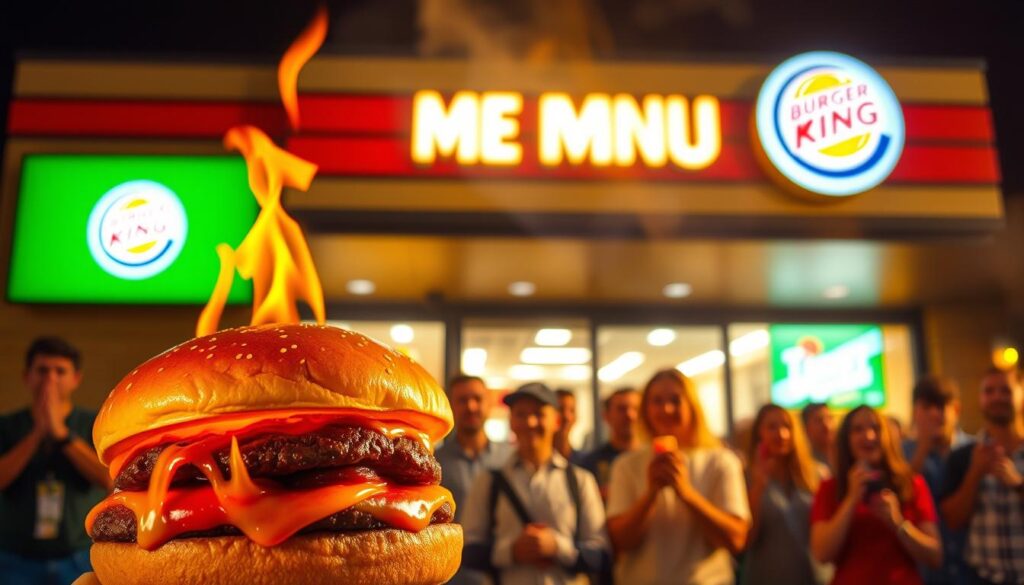 Burger King Fiery Menu Regional Rollout