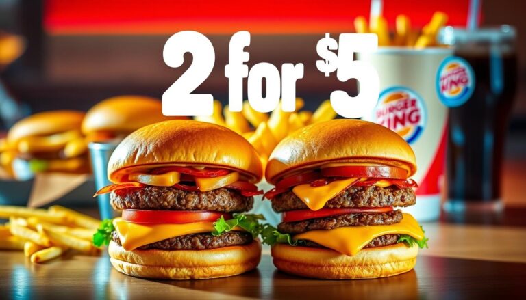 Burger King Menu Prices 2 For $5