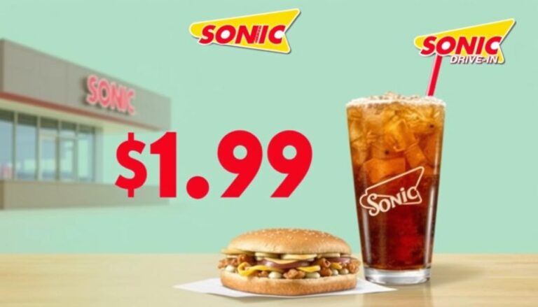 Sonic $1.99 Menu
