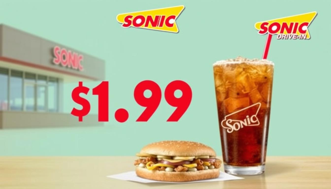 Sonic $1.99 Menu