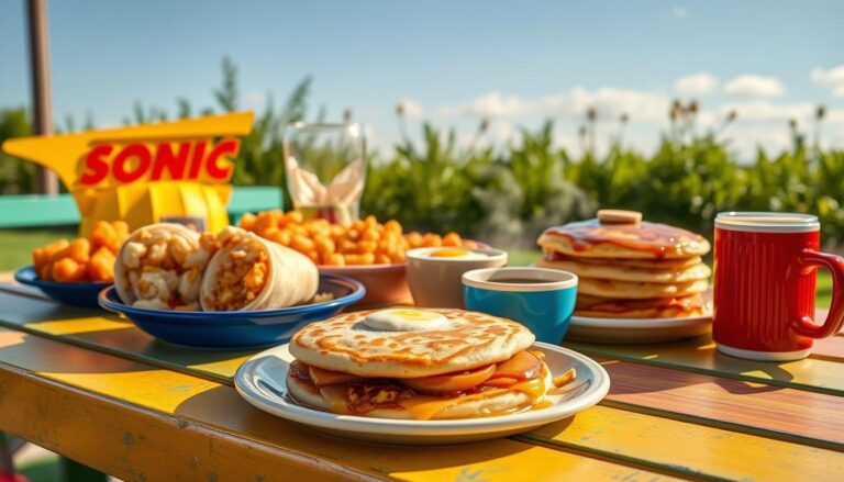 Sonic Breakfast Menu