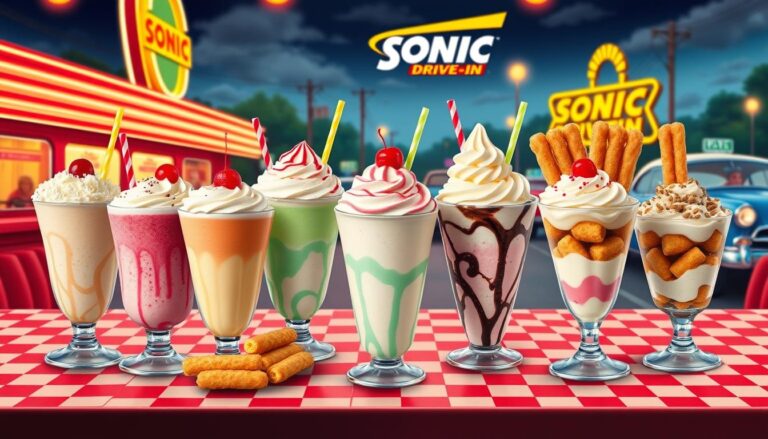 Sonic Dessert Menu