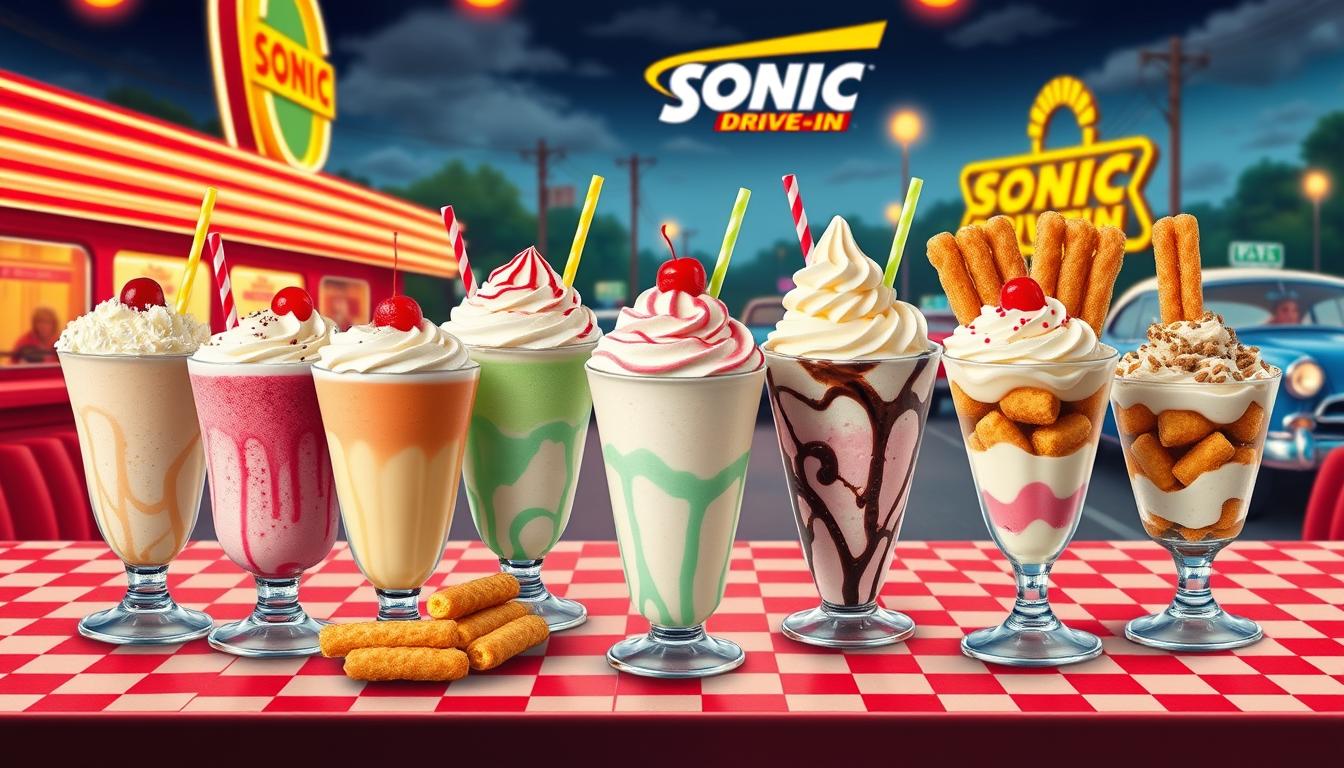 Sonic Dessert Menu