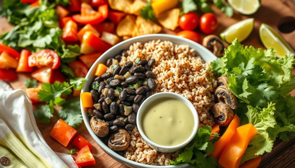 Vegan Chipotle Bowls Preparation