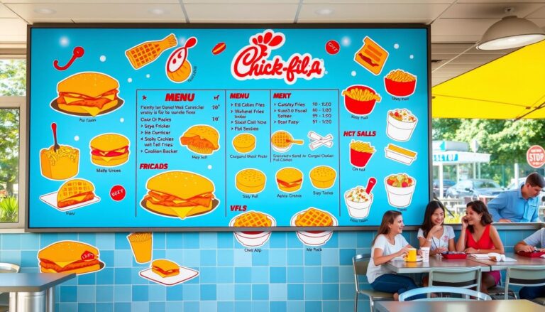 chick fil a little blue menu