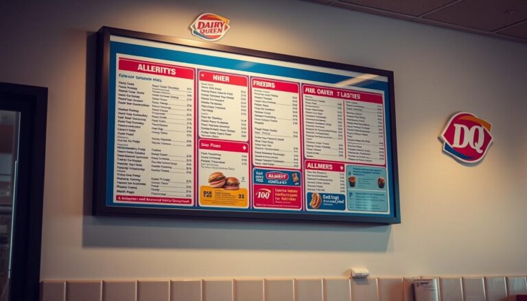 dairy queen allergen menu