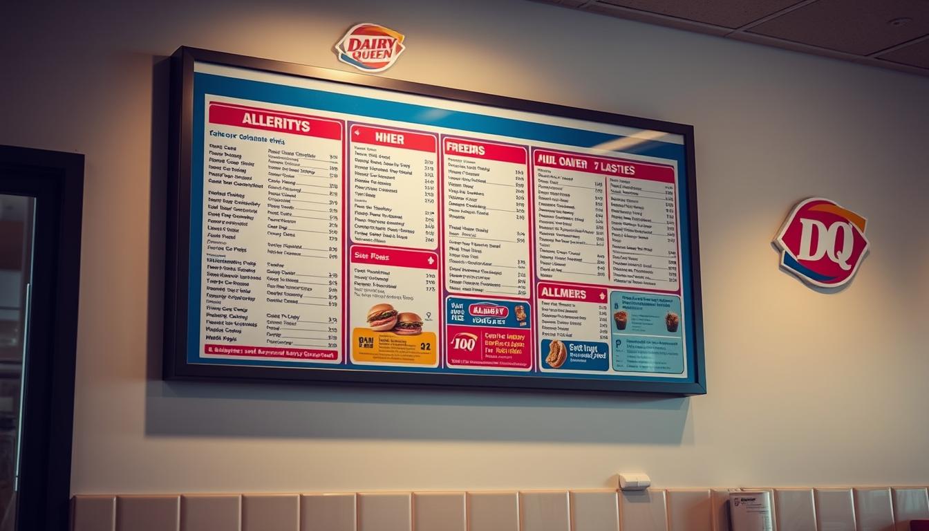dairy queen allergen menu