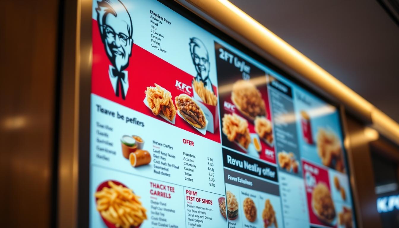 kfc offer menu