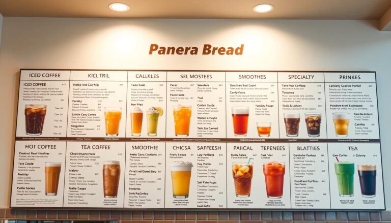 panera bread beverage menu