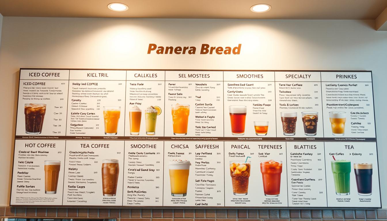panera bread beverage menu