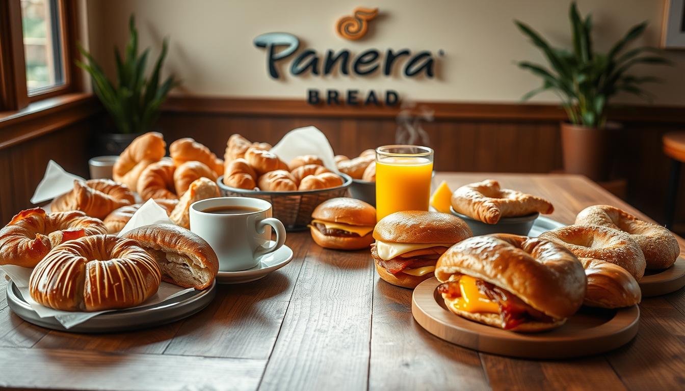 panera bread breakfast menu