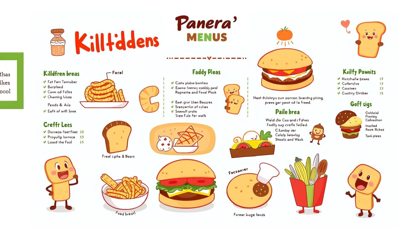 panera bread kids menu