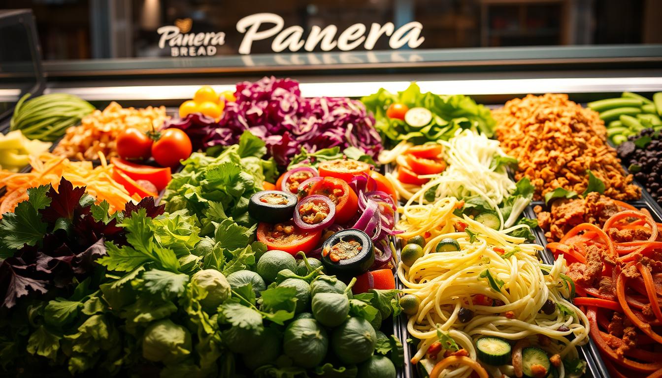 panera bread salad menu