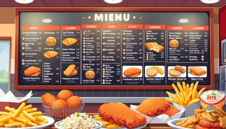 raising cane's allergen menu