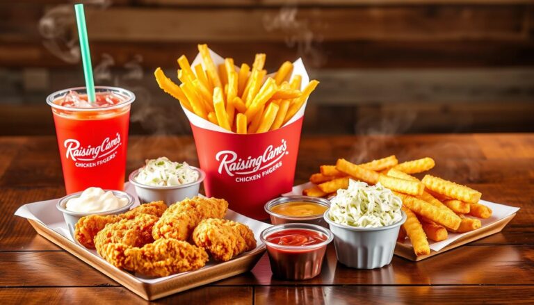 raising cane's chicken fingers menu