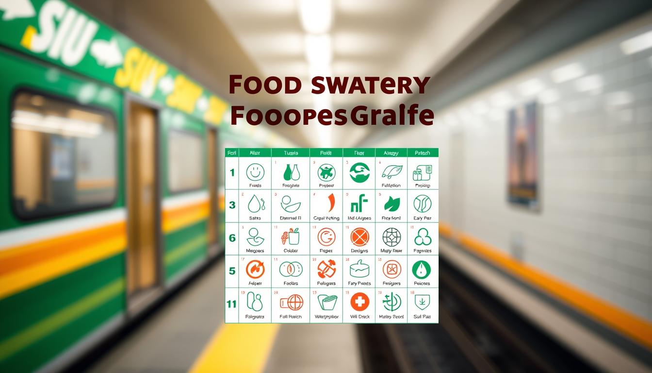 subway allergen menu