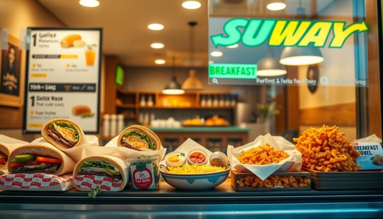 subway breakfast menu