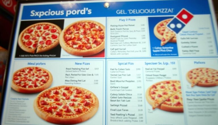 Domino's Pizza Menu With Price And Pictures
