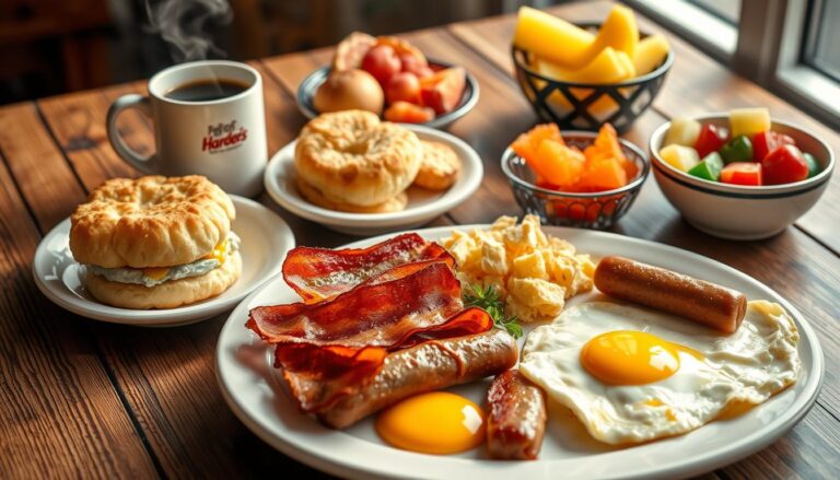 hardees breakfast menu