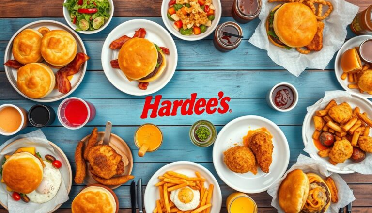 hardees menu